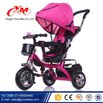 Alibaba bon fournisseur bon marché bébé tricycle pour 2 ans garçon / bébé premier tricycle avec barre de poussée / Russie vente chaude bébé trike